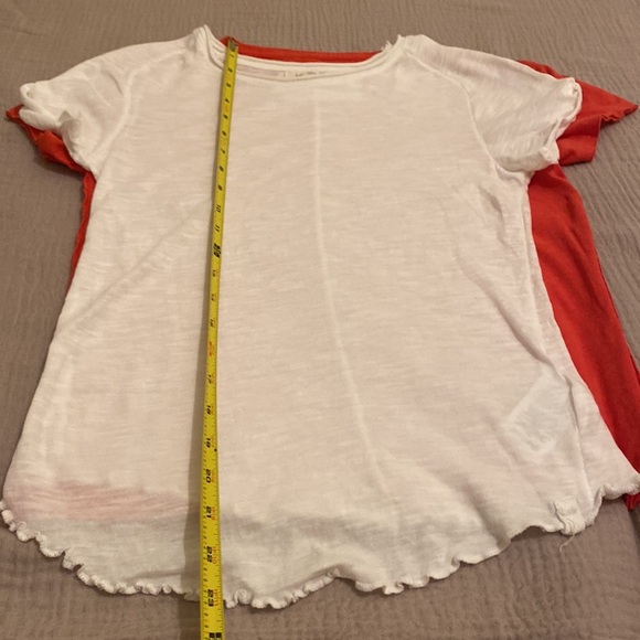 We The Free Free People Red and White Kids Tees. Size Xs / S - Picture 4 of 5
